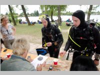 Schatztauchen bei Tauchsport Lorenc am Neufelder See, 15.06.2014