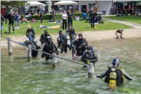 Schatztauchen bei Tauchsport Lorenc am Neufelder See, 19.06.2016