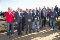 Spatenstich Leitharegulierung Neufeld-Ebenfurth-Landegg, 12.11.2015
