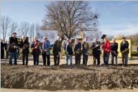 Spatenstich Leitharegulierung Neufeld-Ebenfurth-Landegg, 12.11.2015
