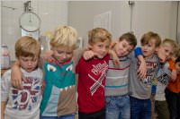 VS Neufeld 2. Klassen in der B�ckerei May, 21.10.2015