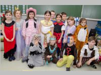 Fasching in der Volksschule Neufeld, 04.03.2014