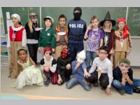 Fasching in der Volksschule Neufeld, 04.03.2014