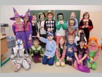 Fasching in der Volksschule Neufeld, 04.03.2014