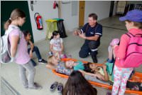 4. Klassen der VS Neufeld besuchen die FF Neufeld, 18.06.2015