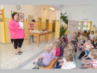 Siegerehrung zur Kids-Olympiade in der VS Neufeld, 25.06.2014