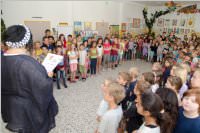 Siegerehrung zur Kids-Olympiade in der VS Neufeld, 26.06.2015