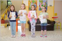 Siegerehrung zur Kids-Olympiade in der VS Neufeld, 26.06.2015