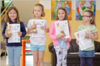 Siegerehrung zur Kids-Olympiade in der VS Neufeld, 26.06.2015