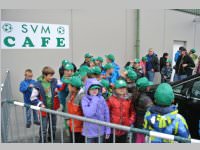 Volkssch�ler beim Match Mattersburg vs. Liefering, 20.09.2013
