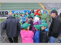 Volkssch�ler beim Match Mattersburg vs. Liefering, 20.09.2013
