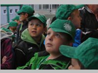Volkssch�ler beim Match Mattersburg vs. Liefering, 20.09.2013