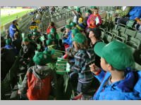 Volkssch�ler beim Match Mattersburg vs. Liefering, 20.09.2013