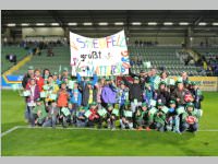 Volkssch�ler beim Match Mattersburg vs. Liefering, 20.09.2013