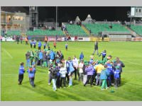 Volkssch�ler beim Match Mattersburg vs. Liefering, 20.09.2013