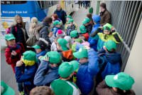Volkssch�ler beim Match Mattersburg vs. FAC, 20.03.2015