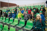 Volkssch�ler beim Match Mattersburg vs. FAC, 20.03.2015