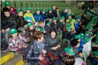 Volkssch�ler beim Match Mattersburg vs. FAC, 20.03.2015