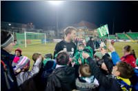 Volkssch�ler beim Match Mattersburg vs. FAC, 20.03.2015