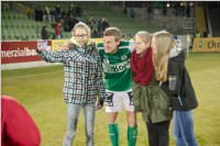Volkssch�ler beim Match Mattersburg vs. FAC, 20.03.2015