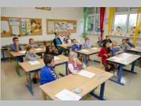 1. Schultag in der VS Neufeld, 01.09.2014