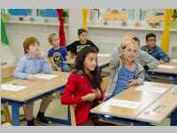 1. Schultag in der VS Neufeld, 01.09.2014