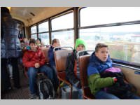 VS 3. Klassen bei Straenbahn und Christkindlmarkt, 19.11.2013