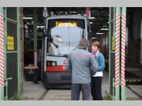 VS 3. Klassen bei Straenbahn und Christkindlmarkt, 19.11.2013