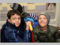 VS 3. Klassen bei Straenbahn und Christkindlmarkt, 19.11.2013