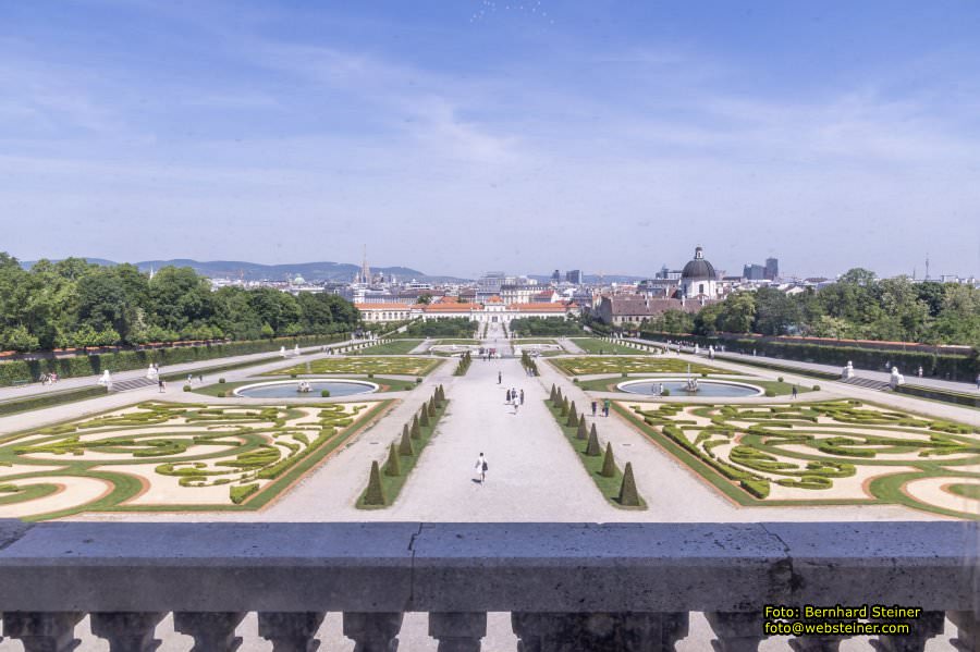 Schloss Belvedere in Wien, Mai 2022
