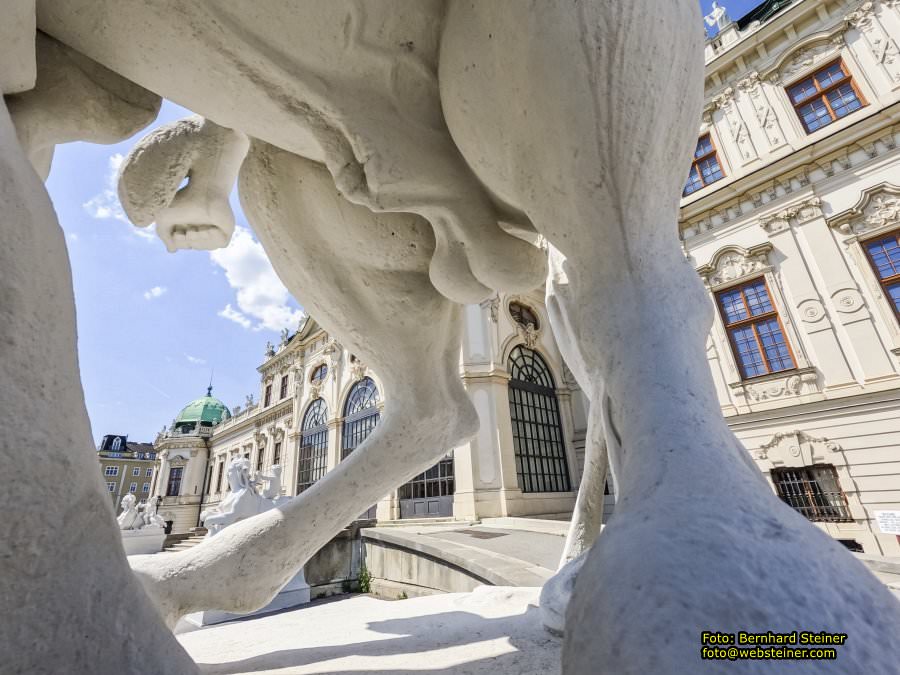 Schloss Belvedere in Wien, Mai 2022