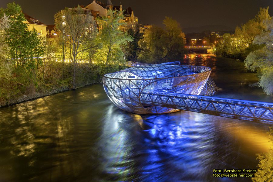 Graz bei Nacht, April 2024