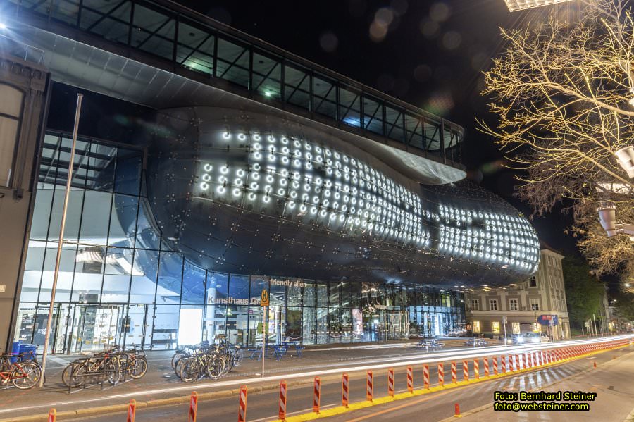 Graz bei Nacht, April 2024