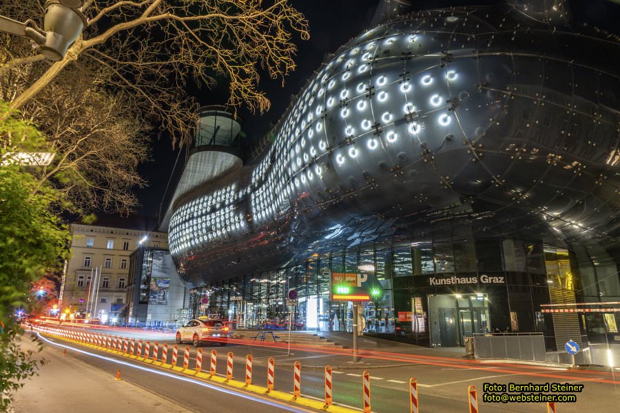 Graz bei Nacht, April 2024