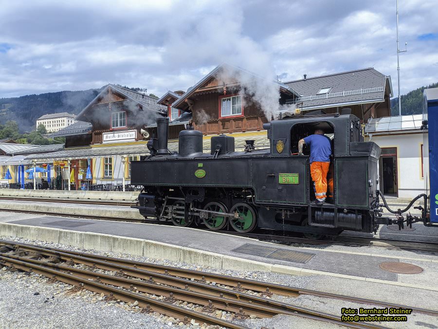 Murtalbahn Dampfzug, Juli 2024