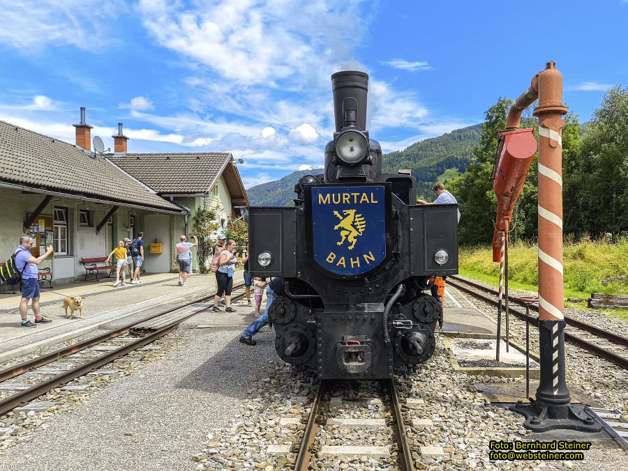 Murtalbahn Dampfzug, Juli 2024