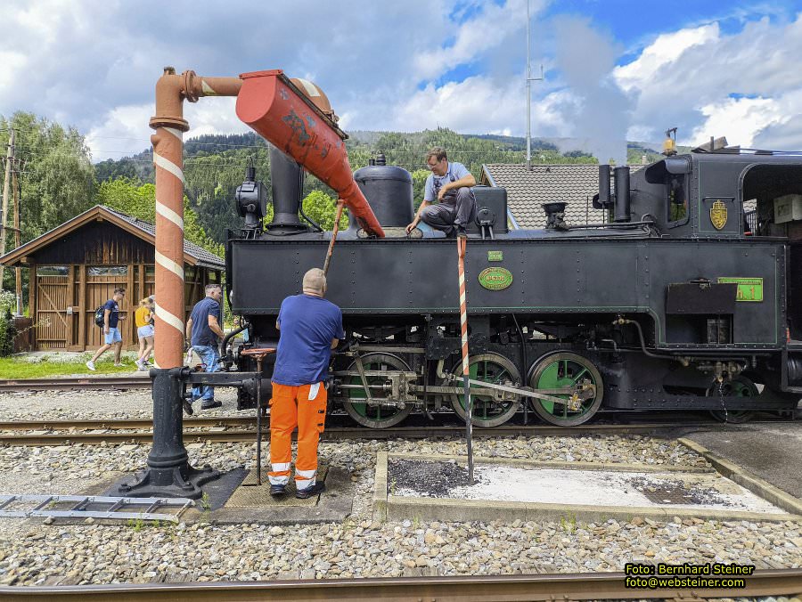 Murtalbahn Dampfzug, Juli 2024
