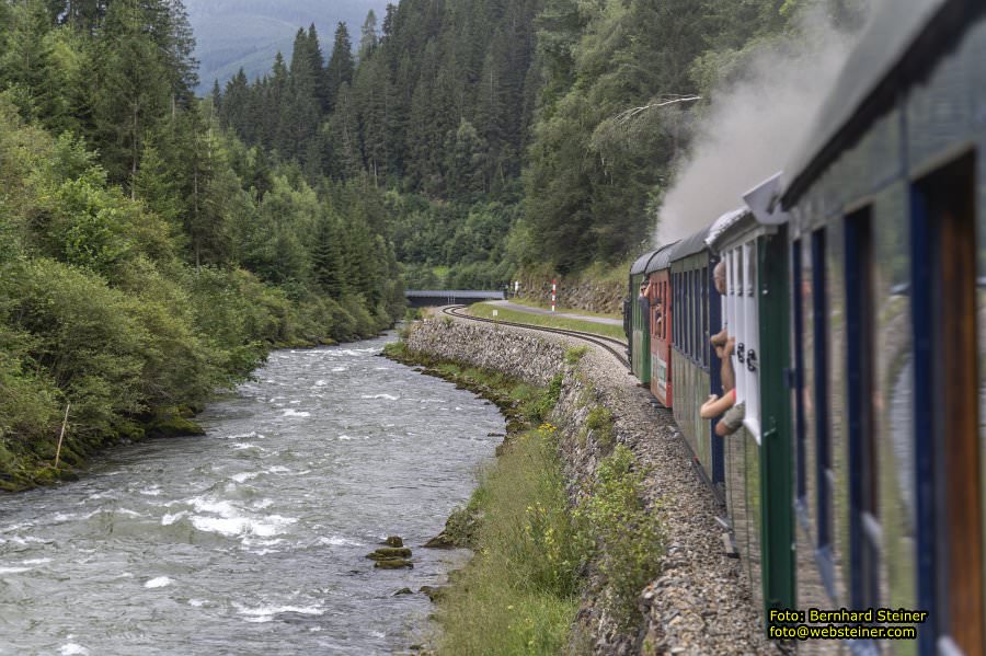 Murtalbahn Dampfzug, Juli 2024
