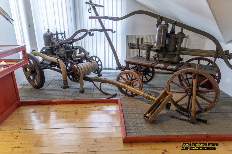 Erlauftaler Feuerwehrmuseum in Purgstall an der Erlauf, Juni 2023