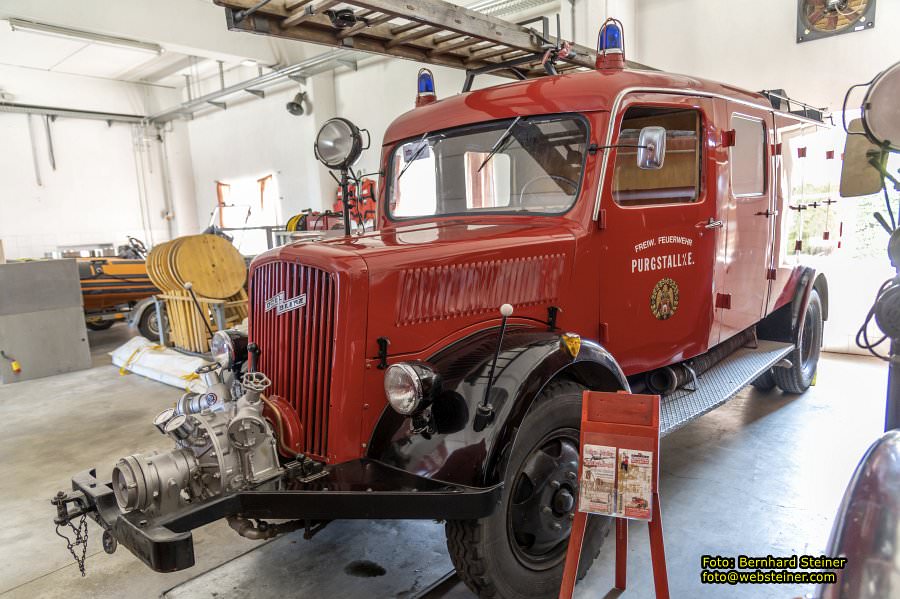 Erlauftaler Feuerwehrmuseum in Purgstall an der Erlauf, Juni 2023