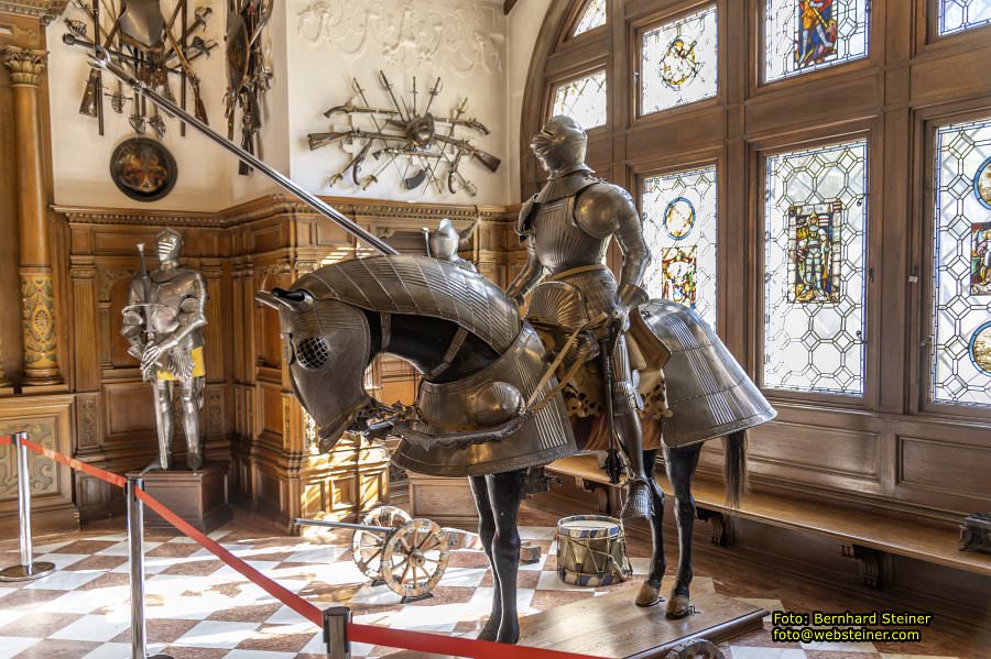 Peles, Brasov, Bran in Rum�nien, April 2024