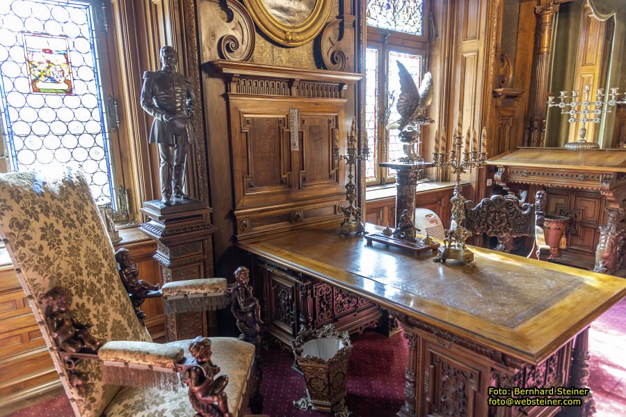 Peles, Brasov, Bran in Rum�nien, April 2024