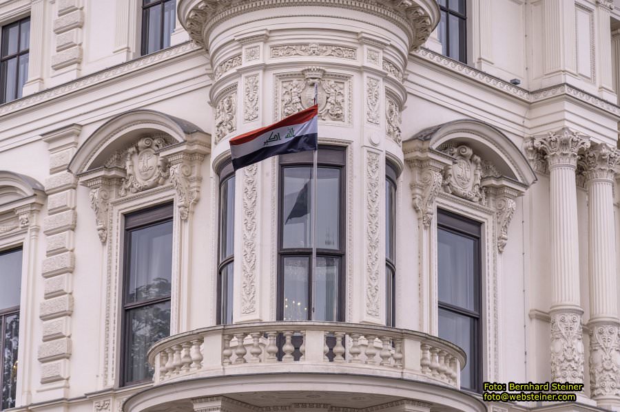 Palais Larisch-M�nnich - Botschaft der Republik Irak in Wien, September 2023