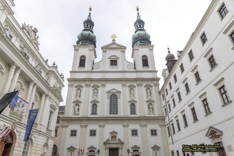 Jesuitenkirche / Universit�tskirche in Wien, April 2026