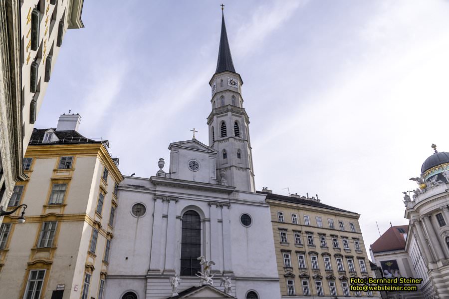 Michaelerkirche in Wien, Jänner 2023