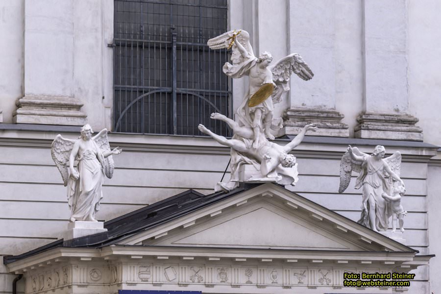 Michaelerkirche in Wien, Jänner 2023