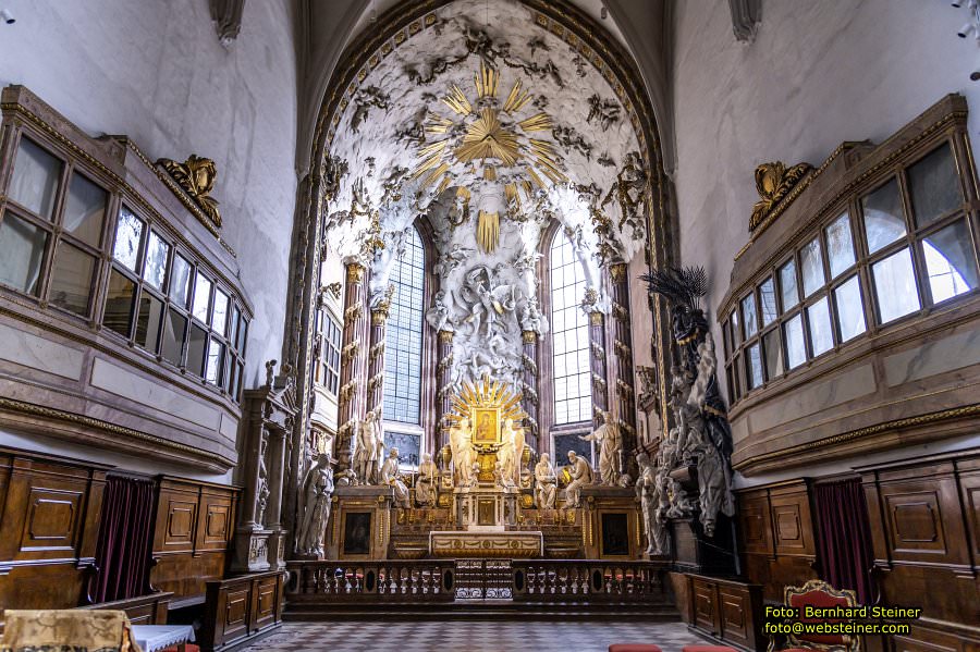 Michaelerkirche in Wien, Jänner 2023