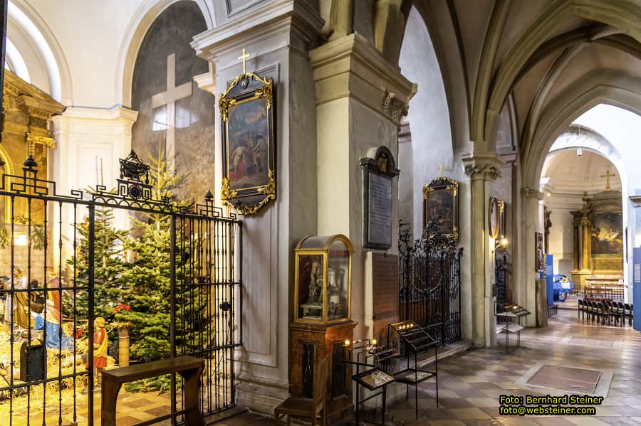 Michaelerkirche in Wien, Jänner 2023