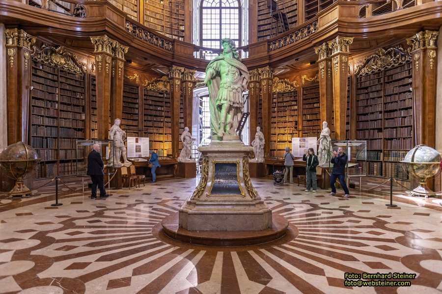 Prunksaal der sterreichischen Nationalbibliothek, April 2023