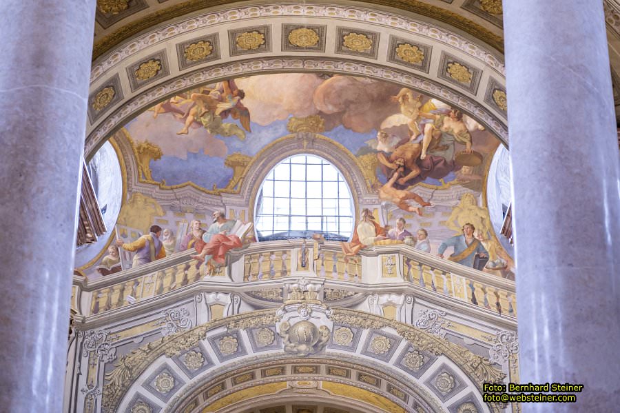 Prunksaal der sterreichischen Nationalbibliothek, April 2023